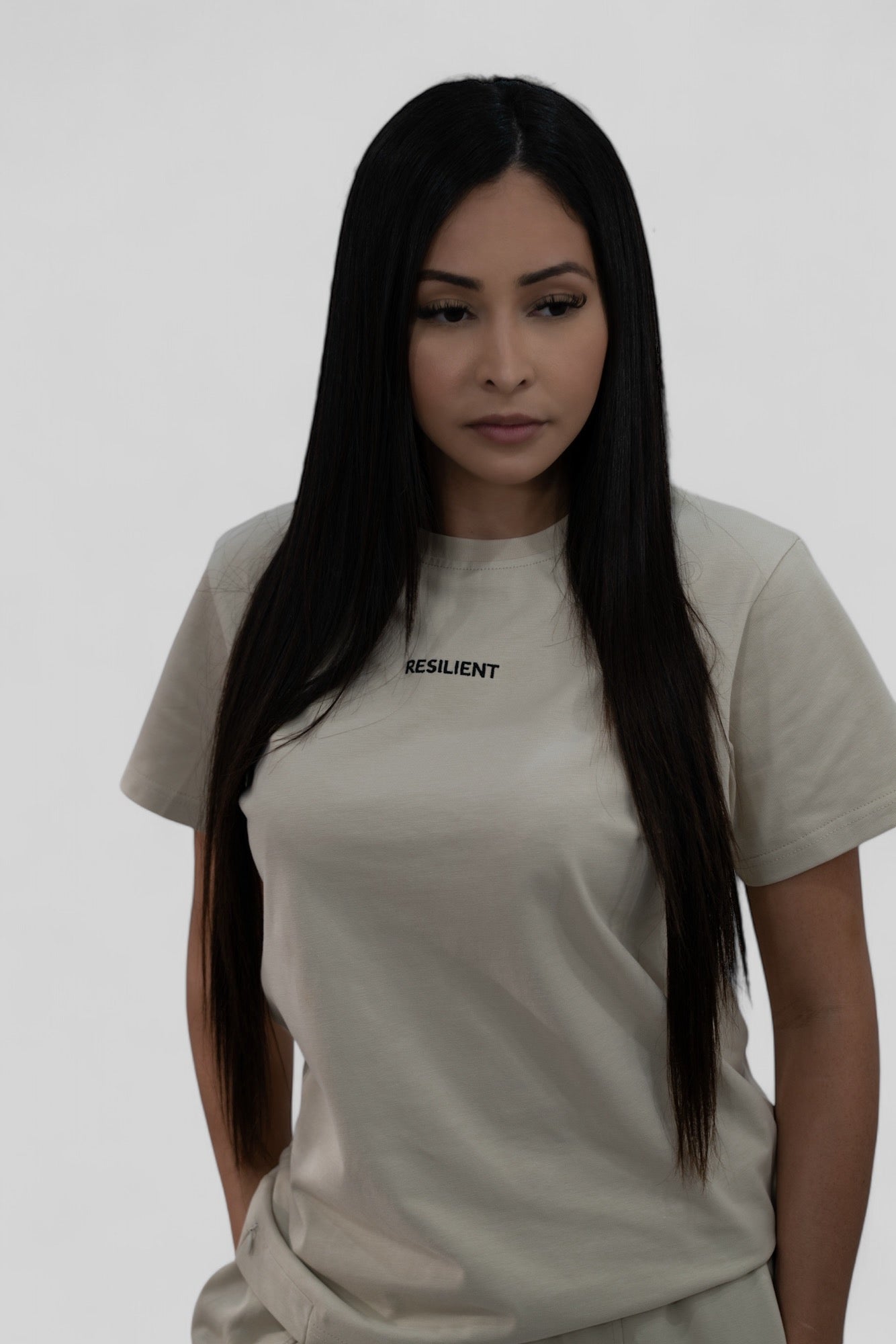 Resilient T-shirt-Nude